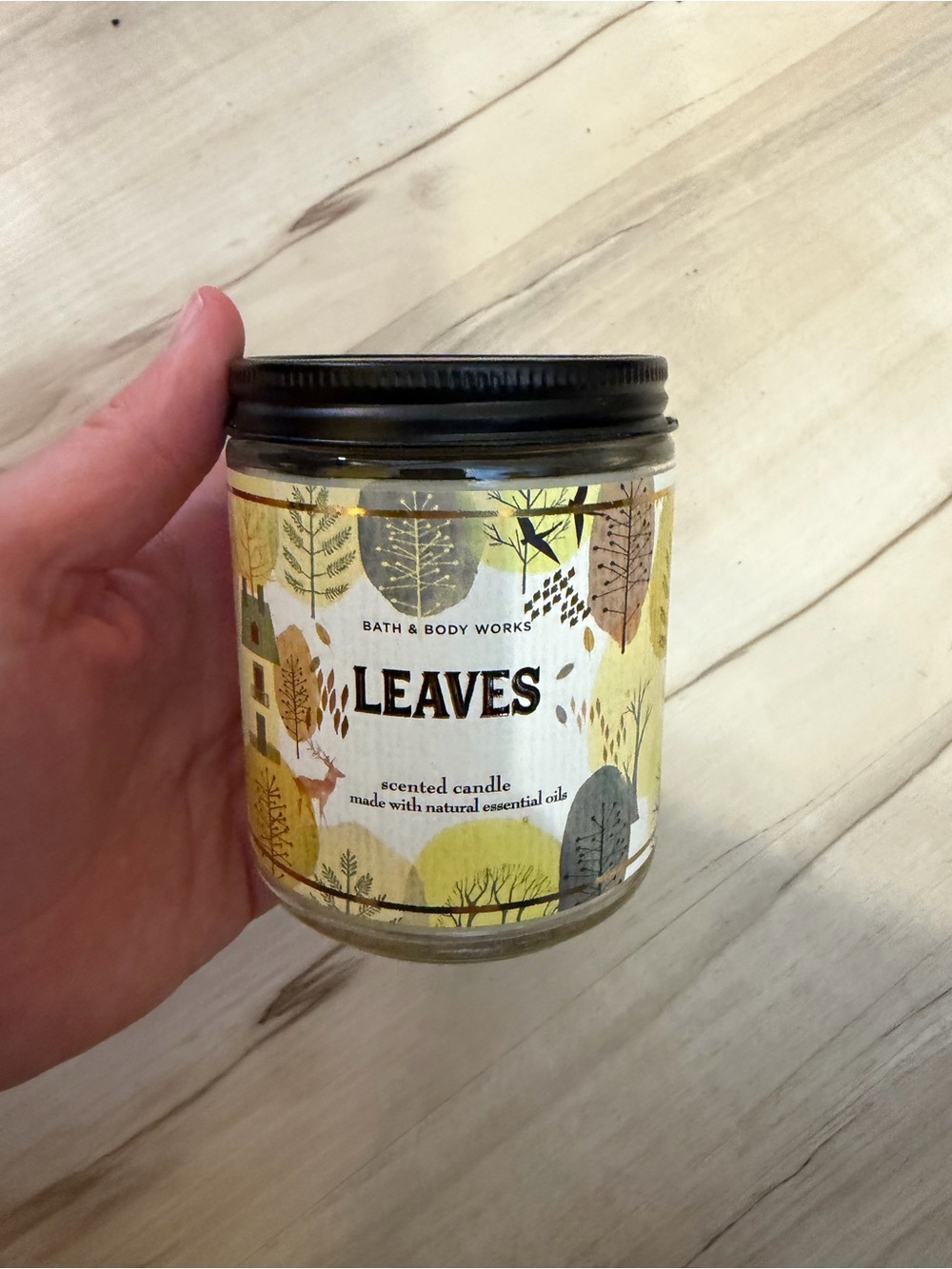 Bath & Body Works -Leaves Candle